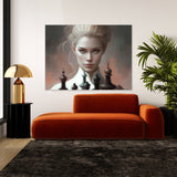 Chess Piece Soft Brushstrokes 10 Wall Art