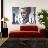 Chess Piece Soft Brushstrokes 13 Wall Art