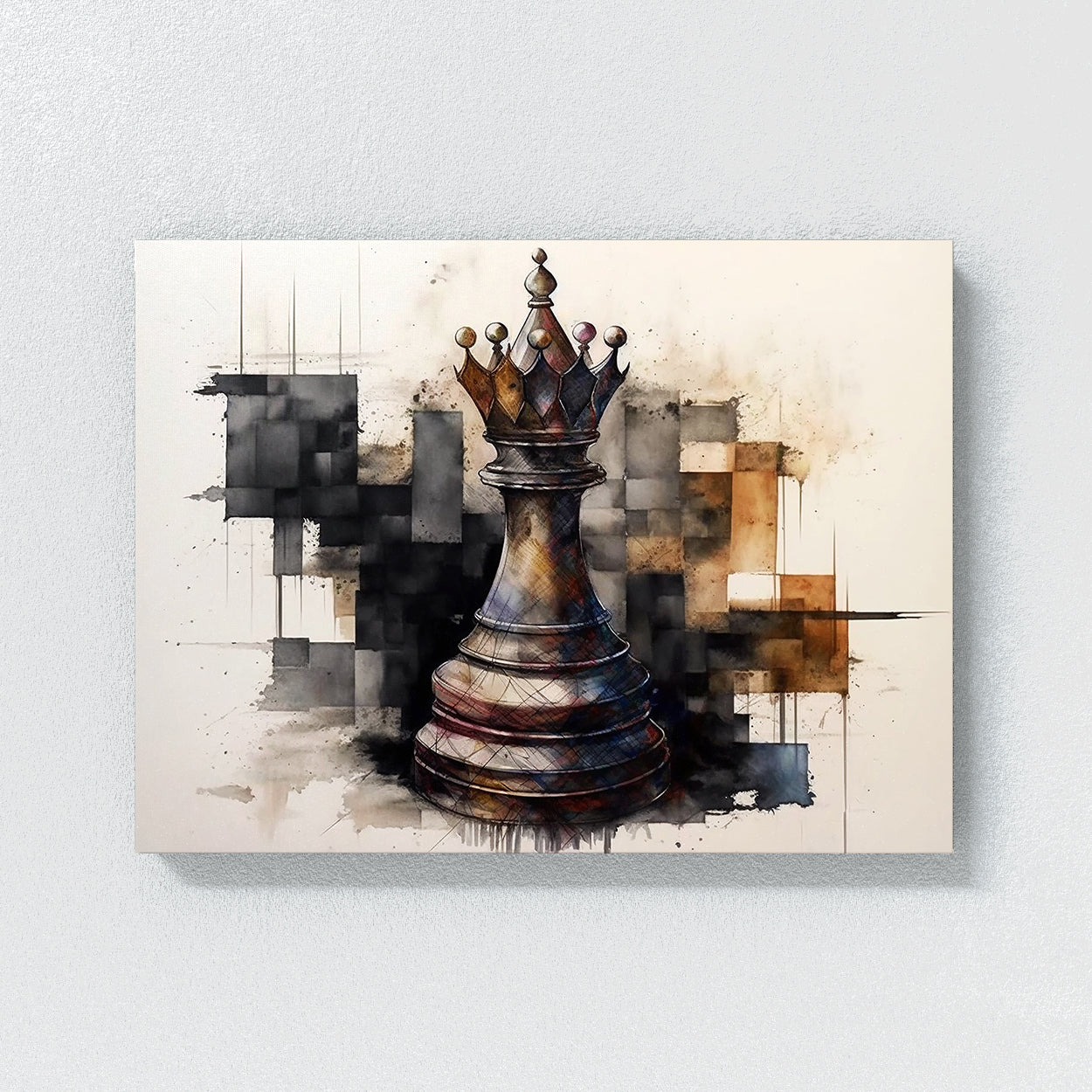Unique Rooks Chess Chess Piece Unique Textured Rook 25 Canvas Wall Art Print Decor Artwork ...