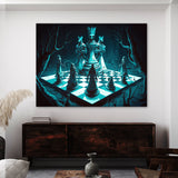 Chess Surrealist Chessboard 1 Wall Art