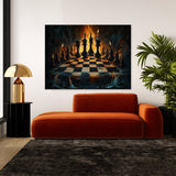 Chess Surrealist Surrealistic 3 Wall Art