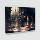 Chess Romantic Watercolor 19 Wall Art