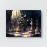 Chess Romantic Watercolor 19 Wall Art