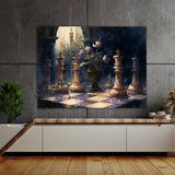 Chess Romantic Watercolor 19 Wall Art