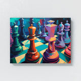 Chess Strategy Vivid 13 Wall Art