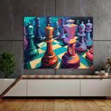 Chess Strategy Vivid 13 Wall Art