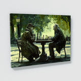 Chess Two People Playing 2 Wall Art