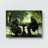 Chess Two People Playing 2 Wall Art