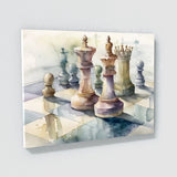 Chess Watercolor Board 15 Wall Art