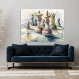 Chess Watercolor Board 15 Wall Art