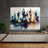 Chess Watercolor Composition 17 Wall Art