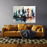 Chess Watercolor Composition 17 Wall Art