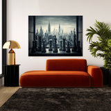 Chess Windowsill City Skyline 3 Wall Art