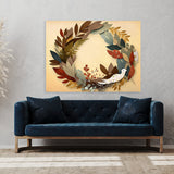 Christmas Create Wreath 9 Wall Art