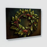 Christmas Traditional Wreath 1 Wall Art