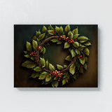 Christmas Traditional Wreath 1 Wall Art