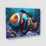 Clownfish Cartoon 9 Wall Art