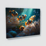 Clownfish Light Shadow Anemones 4 Wall Art