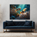 Clownfish Light Shadow Anemones 4 Wall Art