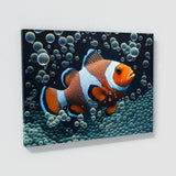 Clownfish Pointillist 14 Wall Art