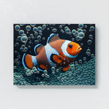 Clownfish Pointillist 14 Wall Art