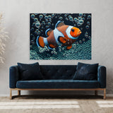 Clownfish Pointillist 14 Wall Art