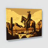 Cowboy Screen Desert 11 Wall Art