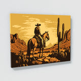 Cowboy Screen Desert 6 Wall Art