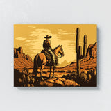 Cowboy Screen Desert 6 Wall Art