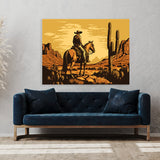 Cowboy Screen Desert 6 Wall Art