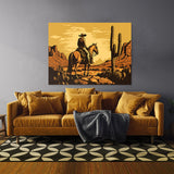 Cowboy Screen Desert 6 Wall Art