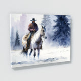 Cowboy Snow 47 Wall Art