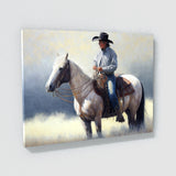 Cowboy Soft Delicate Horseback 4 Wall Art