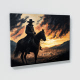 Cowboy Sunset 45 Wall Art