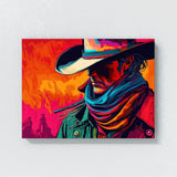 Cowboy Vibrant Pop 21 Wall Art