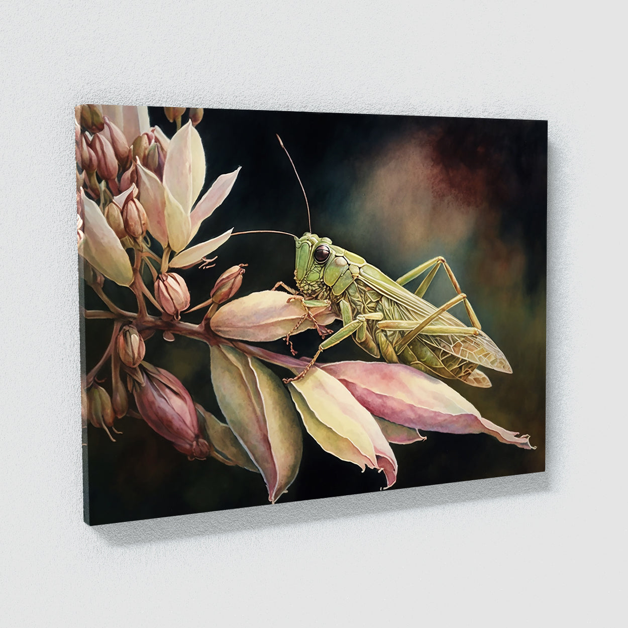 Cricket Watercolor Flower 13 Wall Art
