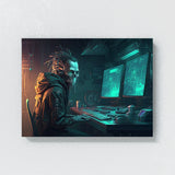 Cyberpunk Cybercriminal High 8 Wall Art