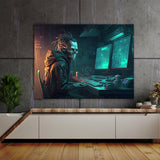 Cyberpunk Cybercriminal High 8 Wall Art