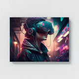 Cyberpunk Explore Simulated 6 Wall Art