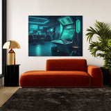 Cyberpunk Gambling Technology 9 Wall Art