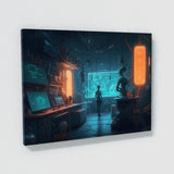 Cyberpunk High Tech Laboratory 5 Wall Art