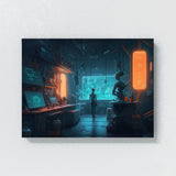 Cyberpunk High Tech Laboratory 5 Wall Art