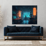 Cyberpunk High Tech Laboratory 5 Wall Art