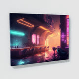 Cyberpunk Neon Lights 2 Wall Art