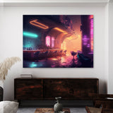 Cyberpunk Neon Lights 2 Wall Art