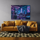 Cyberpunk Nightclub Experience 18 Wall Art