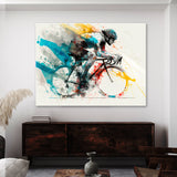 Cycling Abstract Experimental 26 Wall Art