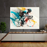 Cycling Abstract Experimental 26 Wall Art