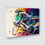 Cycling Abstract Experimental 29 Wall Art