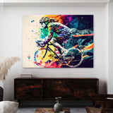 Cycling Abstract Experimental 29 Wall Art